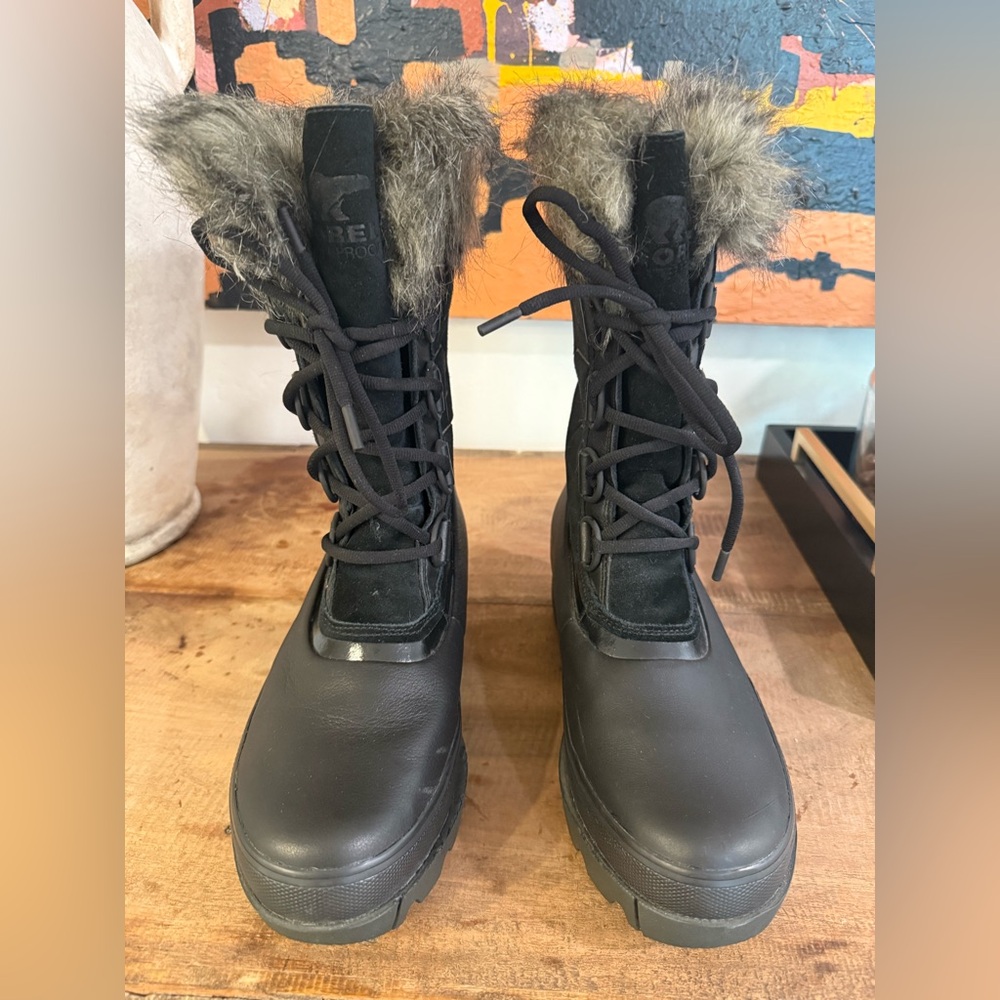 SOREL Joan of Arctic Next Faux Fur Waterproof Snow Boot - size 8